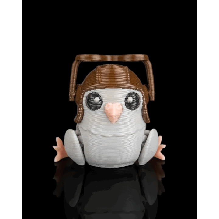 Figurine Pigeon Aviateur Ace