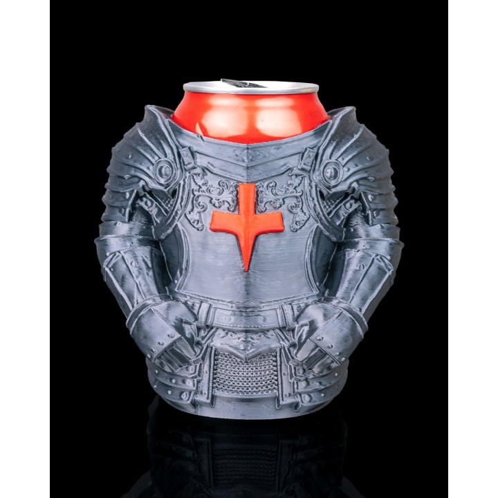 Armure de Chevalier - Support à Canette