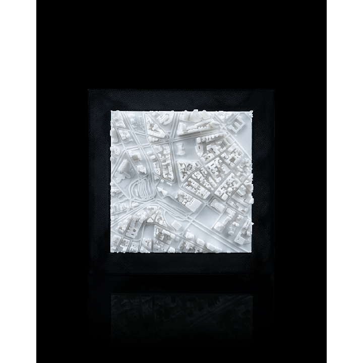 Cadre de ville 3D - São Paulo - version 15 cm