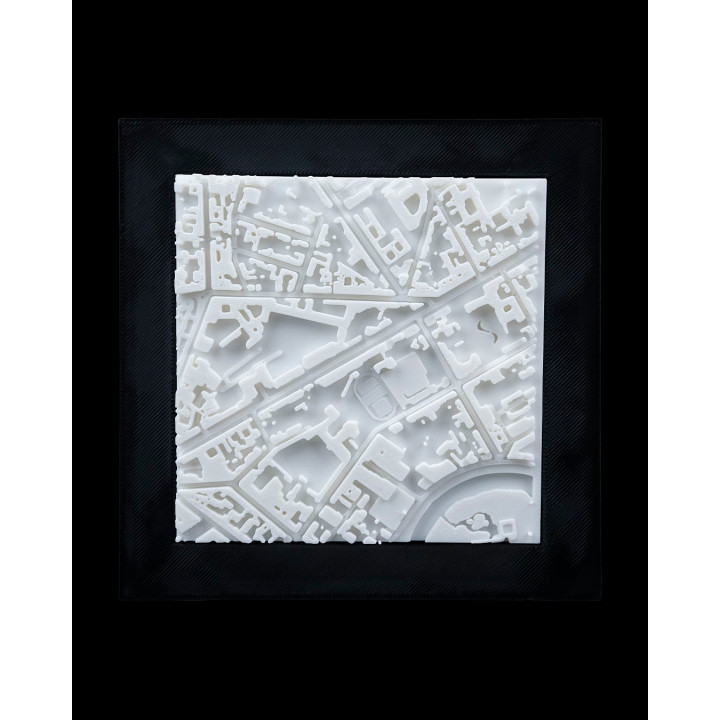 Cadre de ville 3D - Nantes - version 9,5 cm
