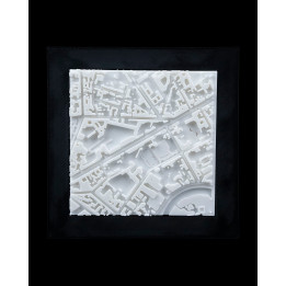 Cadre de ville 3D - Nantes - version 15 cm