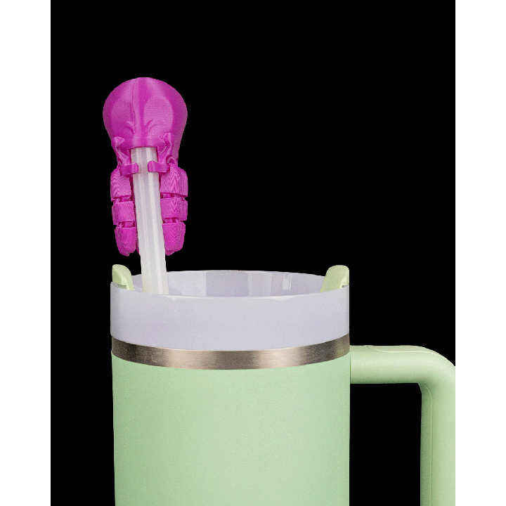 Deep Sips - Straw Topper & Charm