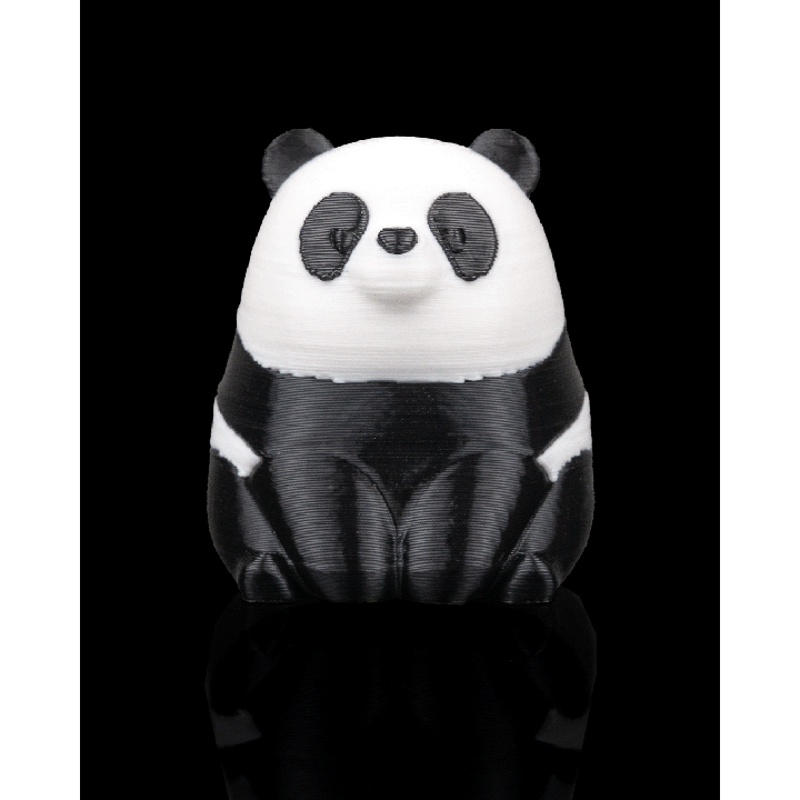 Panda assis