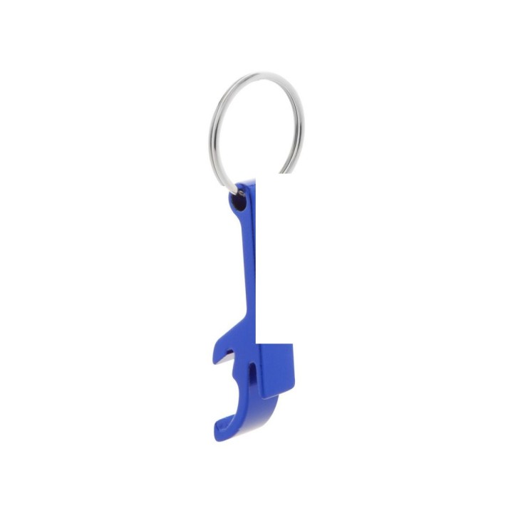 Porte-clés Décapsuleurs en métal Russel Bleu personnalisé par gravure 