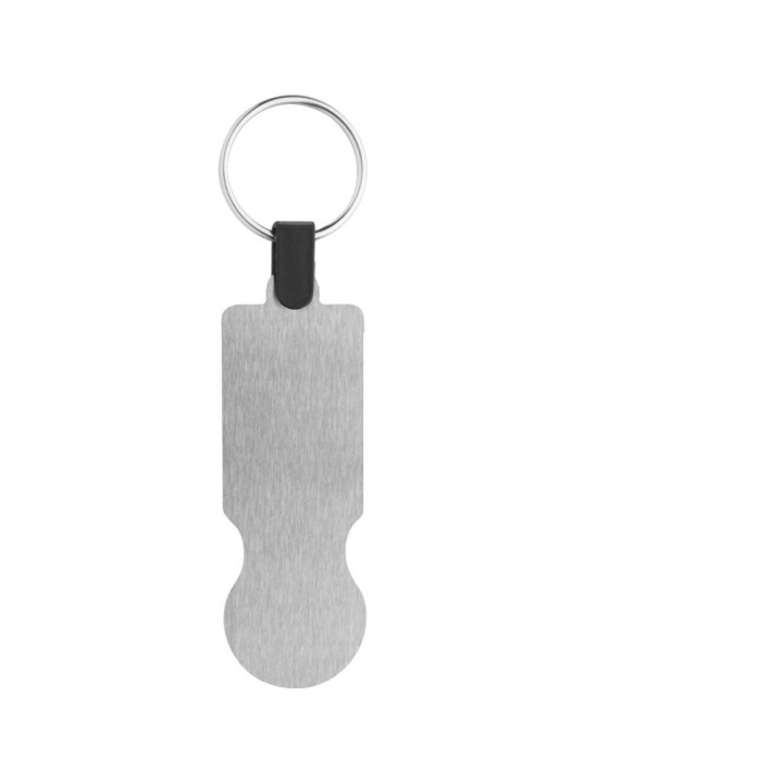 Porte Jeton Métal SteelCart 2 x 7 cm personnalisé par gravure en acier