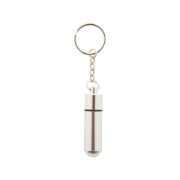Porte-clés pilulier Carrypill personnalisé par gravure en aluminium