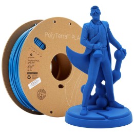 Polymaker - PolyTerra PLA - Bleu Saphir (Sapphire Blue) - 1.75 mm - 1 