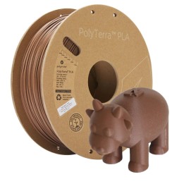 Polymaker - PolyTerra PLA - Brun Terre (Earth Brown) - 1.75 mm - 1 kg 