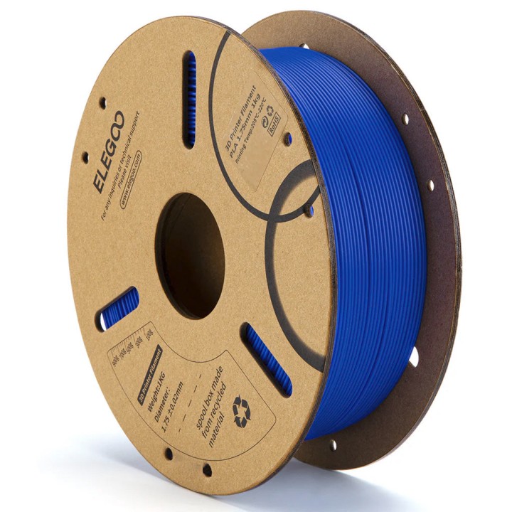 Elegoo - PLA - Bleu Foncé (Dark Blue) - 1,75 mm - 1 kg | Espace Maker