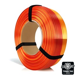 Rosa3D - PLA Rainbow - Arc-en-ciel Feu (Silk Fire) - 1,75 mm - 1 kg Re
