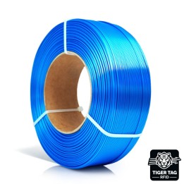 Rosa3D - PLA Silk - Bleu (Blue) - 1,75 mm - 1 kg Refill avec RFID Tige