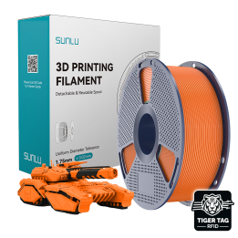 Sunlu - PLA - Lever de Soleil (Sunny Orange) - 1,75 mm - 1 kg avec RFI