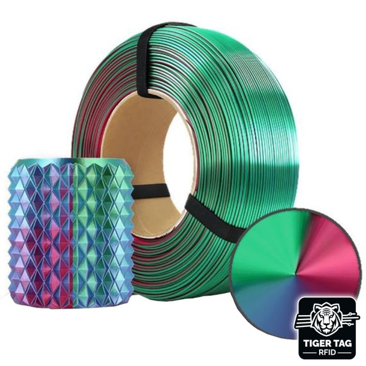 Rosa3D - PLA Magic Silk - Aurore (Aurora) - 1,75 mm - 1 kg Refill avec