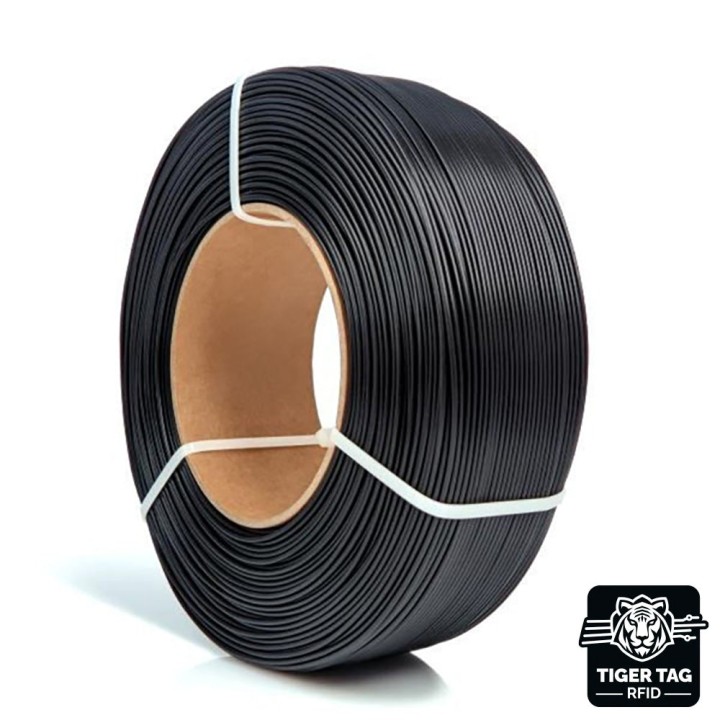 Rosa3D - ABS+ Matt Noir (Matt Black) - 1,75 mm - 1 kg Refill avec RFID