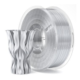 Elegoo - Silk PLA - Argent (Silver) - 1,75 mm - 1 kg | Espace Maker