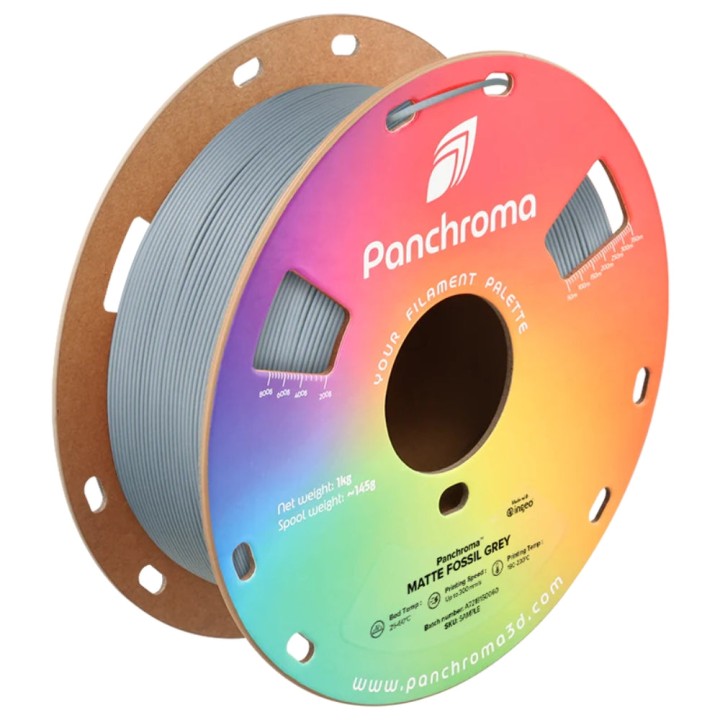 Panchroma PLA - Mat Gris Fossile (Matte Fossil Grey) - 1,75 mm - 1 kg 