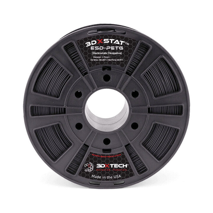 3DXTech - 3DXSTAT ESD-PETG - Noir - 1.75 mm - 750 g | Maison Drab