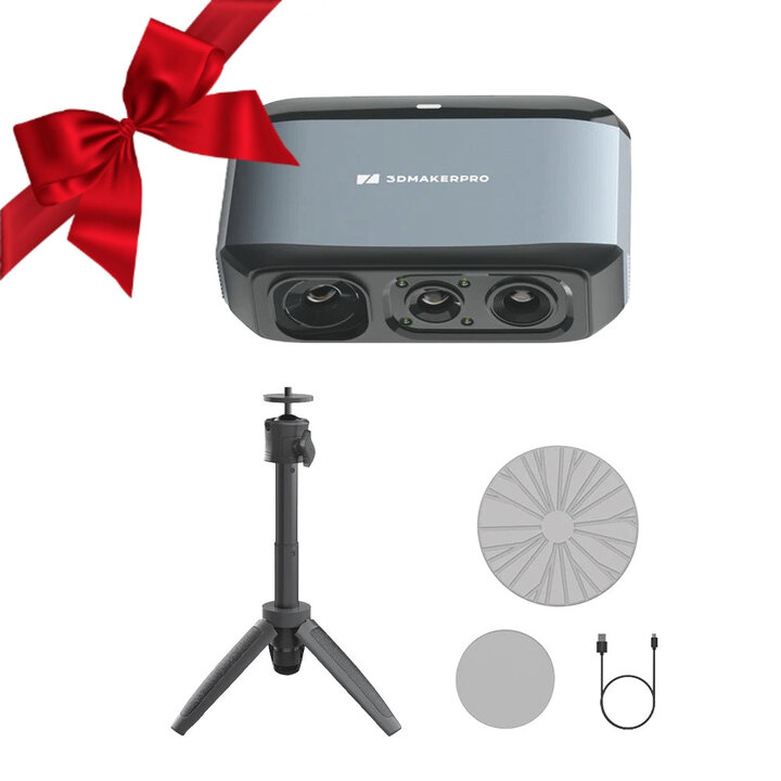 3DMakerPro - Pack Scanner Moose + Trépied + Plateau Tournant | Ma