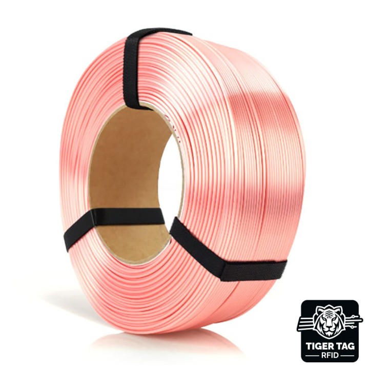 Rosa3D - PLA Silk - Or Rose (Rose Gold) - 1,75 mm - 1 kg Refill avec R