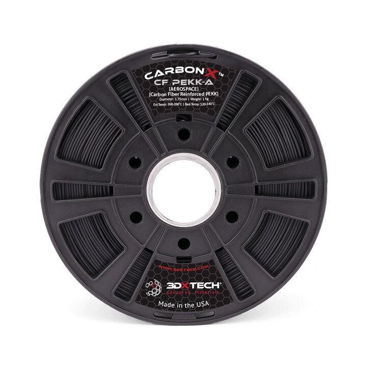 3DXTech - CarbonX CF PEKK-A - Noir - 1.75 mm - 500 g | Maison Dra