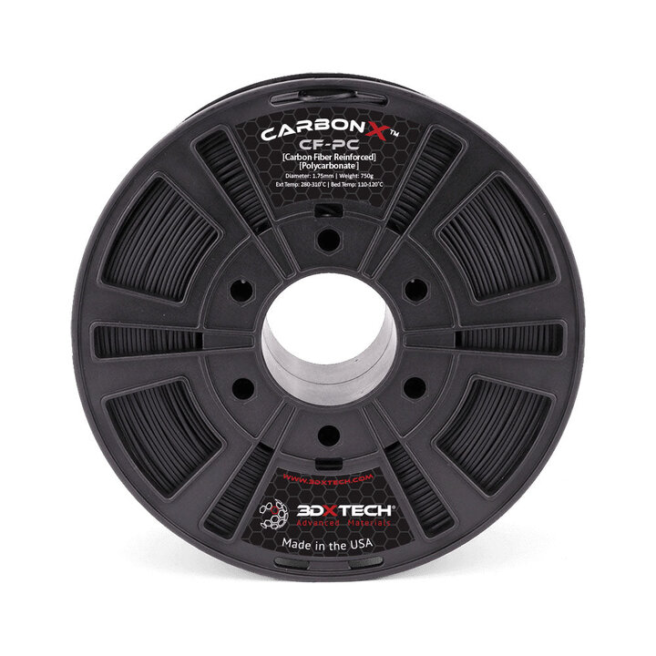 3DXTech - CarbonX CF-PC (Polycarbonate - Fibres de carbone) - 1.7
