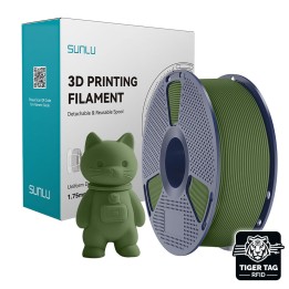 Sunlu - PLA Matte - Vert Olive (Olive Green) - 1,75 mm - 1 kg avec RFI