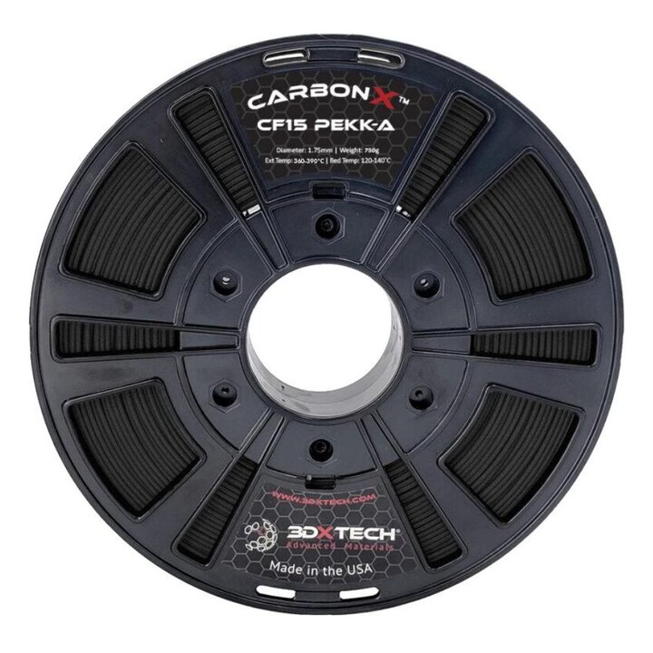 3DXTech - CarbonX PEKK-A + CF15 - Noir - 1,75 mm - 750 g | Maison