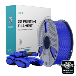 Sunlu - PLA - Bleu Klein (Klein Blue) - 1,75 mm - 1 kg avec RFID Tiger