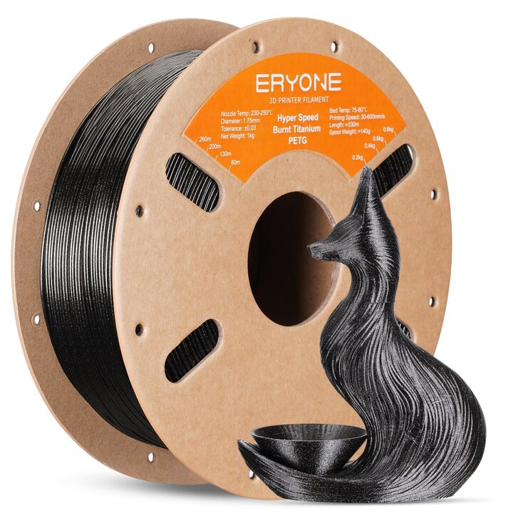Filament PETG Haute Vitesse Titane Brûlé - 1,75 mm