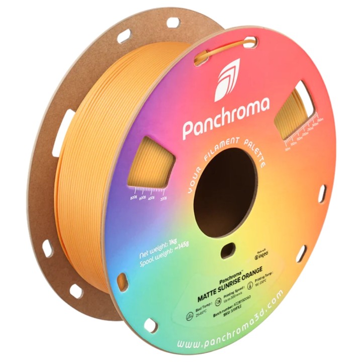 Panchroma PLA - Mat Orange Lever de Soleil (Matte Sunrise Orange) - 1,