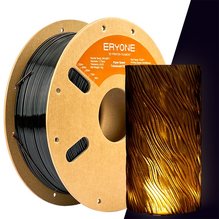 PETG High-Speed Translucent Filament - 1.75mm±0.03mm (1kg) | Mais