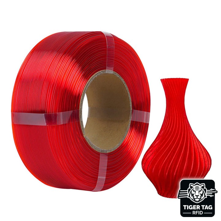R3D - PLA High-speed - Rouge Transparent (Transparent Red) - 1,75 mm -