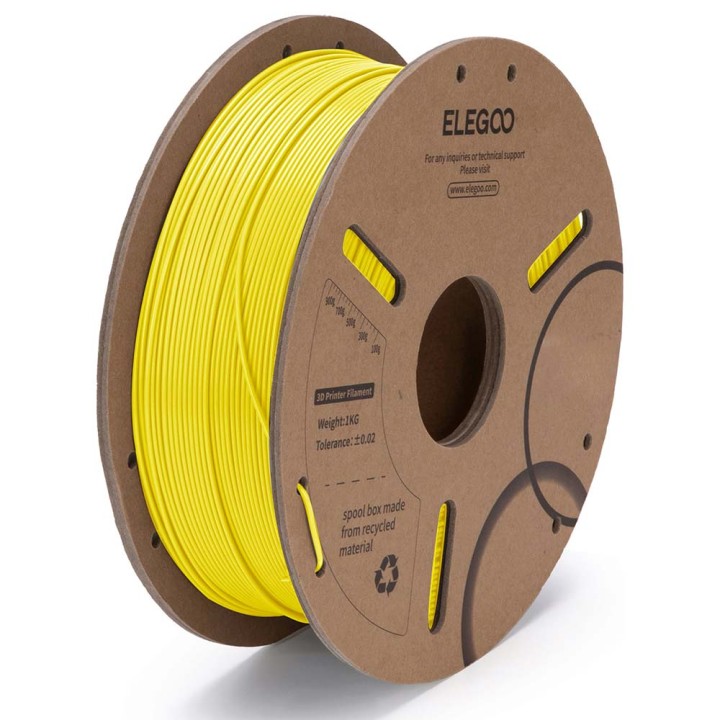 Elegoo - PLA Jaune (Yellow) - 1.75 mm - 1 kg | Espace Maker