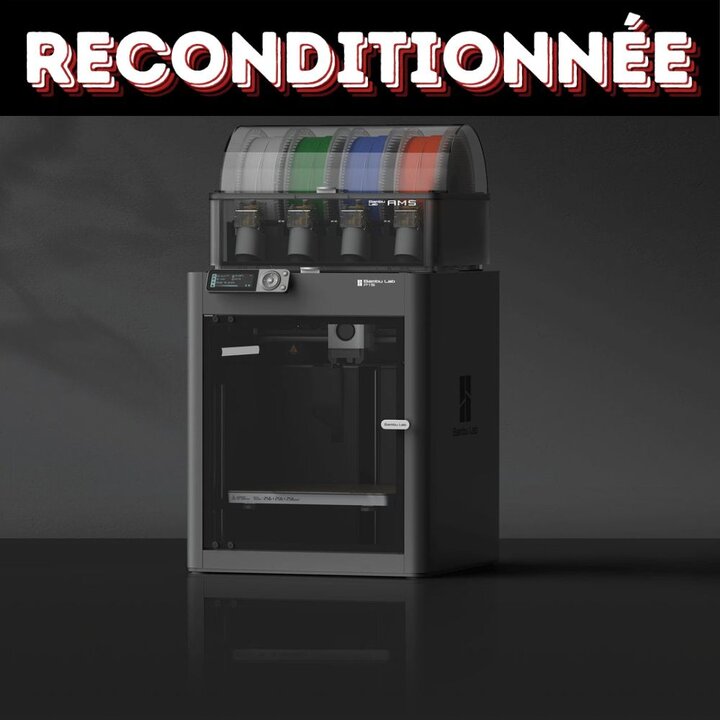 Bambu Lab P1S Combo Reconditionnée avec AMS - Imprimante FDM Ultr