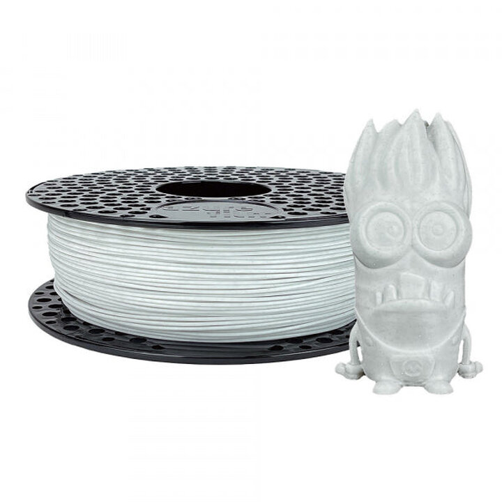 AzureFilm - PLA - Blanc Pailleté - 1.75 mm 1 kg | Maison Drabiec