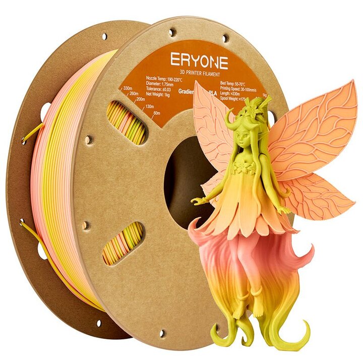 Filament PLA Mat Dégradé Bicolore ERY-PLA-MATTE-DUAL-C