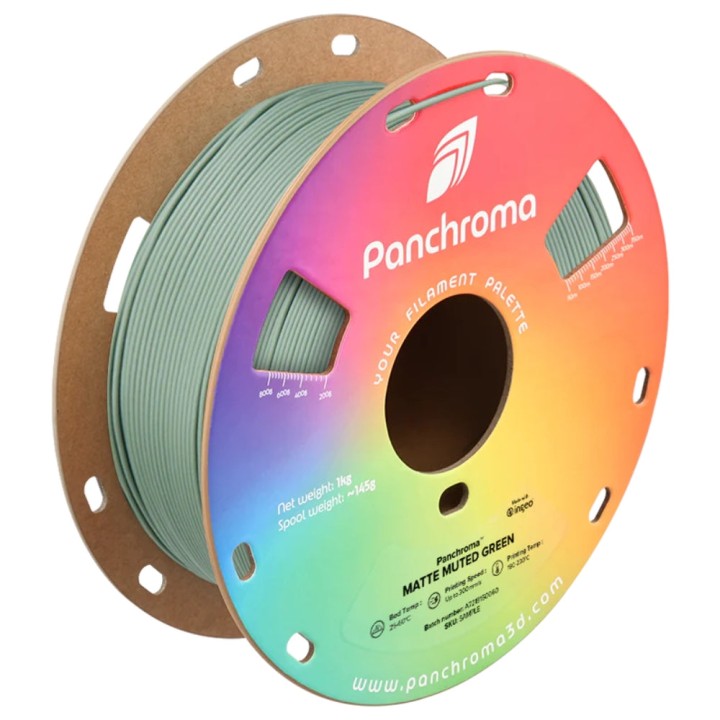 Panchroma PLA - Mat Vert Doux (Matte Muted Green) - 1,75 mm - 1 kg | E