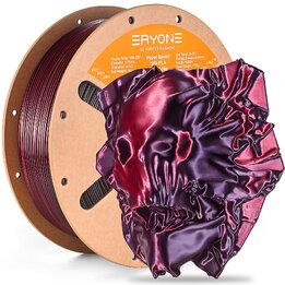 Filament PLA Silk Haute Vitesse Bicolore - Piece imprimee 3D fait main