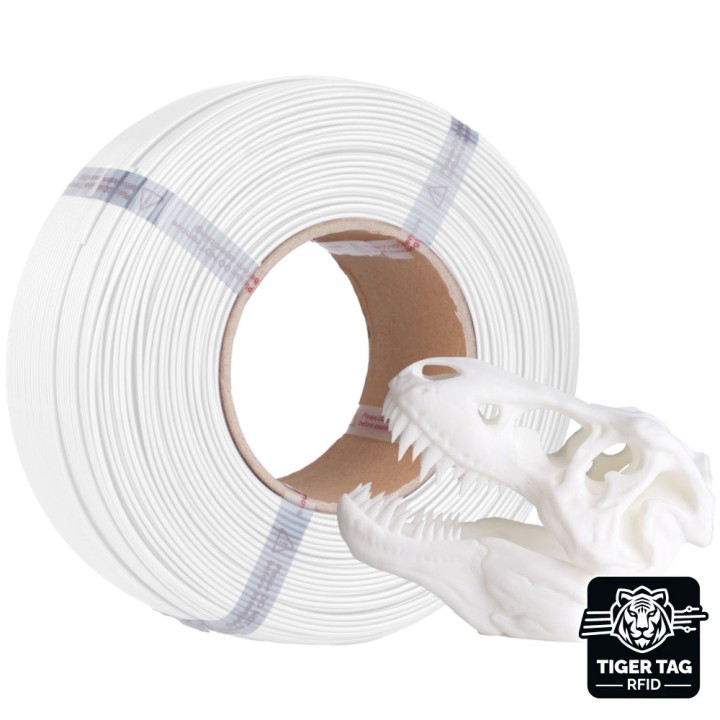 Jamg He - Hi-Speed PLA+ - Blanc (White) - 1,75 mm - 1 kg - Refill avec