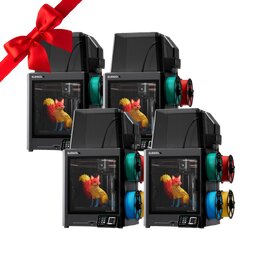 Elegoo - Pack4 x Centauri Carbon 2 Combo - Imprimante 3D avec Mul