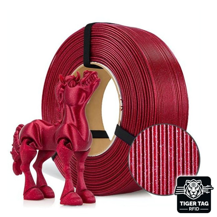 Rosa3D - PLA Galaxy - Rouge Bordeaux (Red Wine) - 1,75 mm - 1 kg Refil