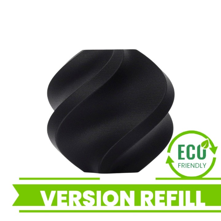 Bambu Lab - PLA-CF - Noir (Black) - 1,75 mm - 1 kg Refill | Espace Mak