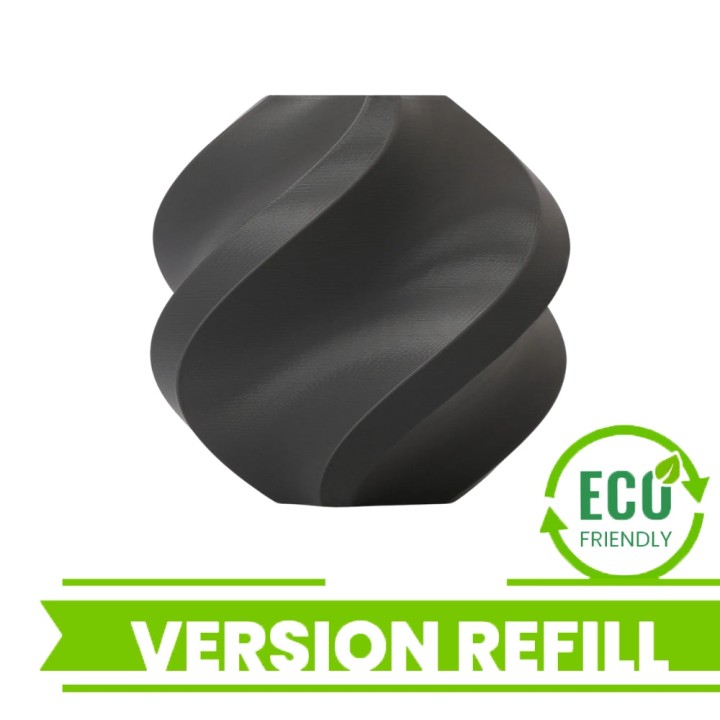 Bambu Lab - PLA Basic - Gris Foncé (Dark Gray) - 1,75 mm - 1 kg Refill