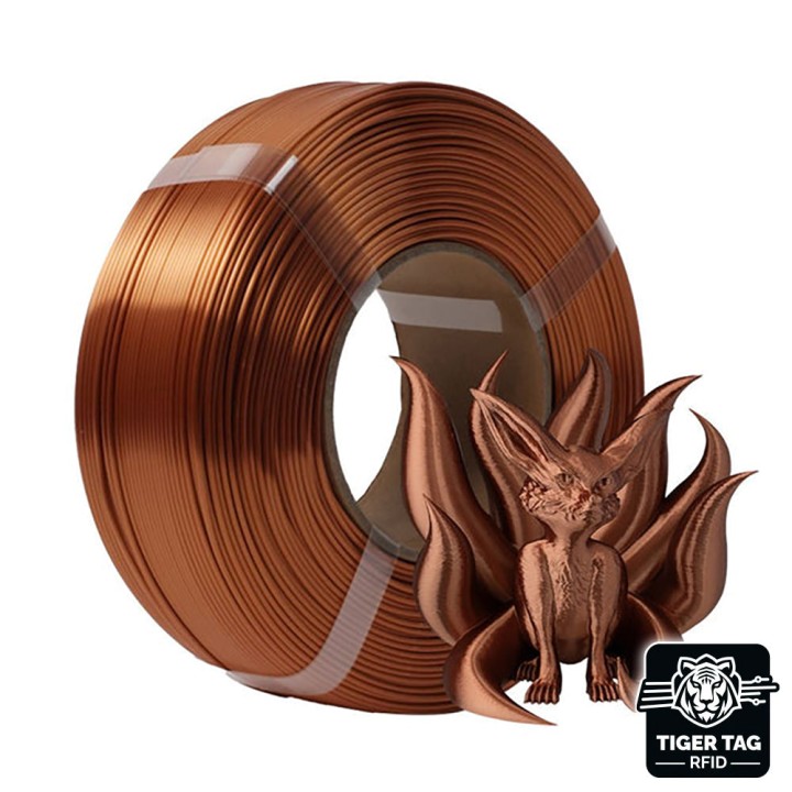 R3D - PLA High-Speed - Cuivre Soie (Silk Copper) - 1,75 mm - 1 kg Refi