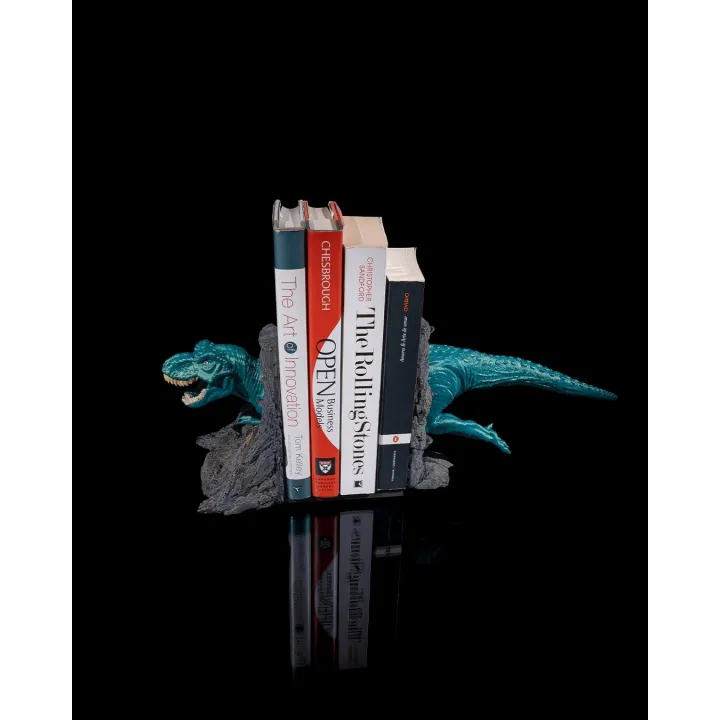 Serre-Livres T-Rex – Dinosaure Jaillissant De La Roche