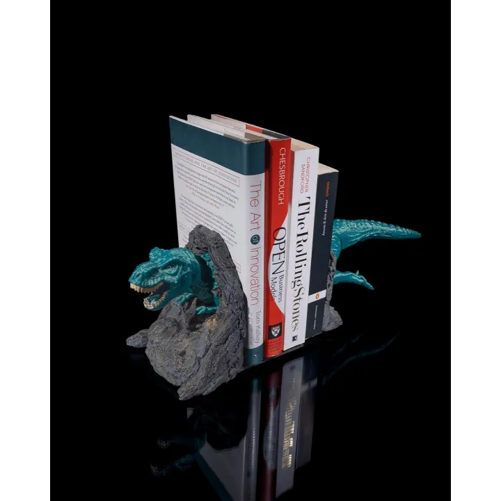 Serre-Livres T-Rex – Dinosaure Jaillissant De La Roche