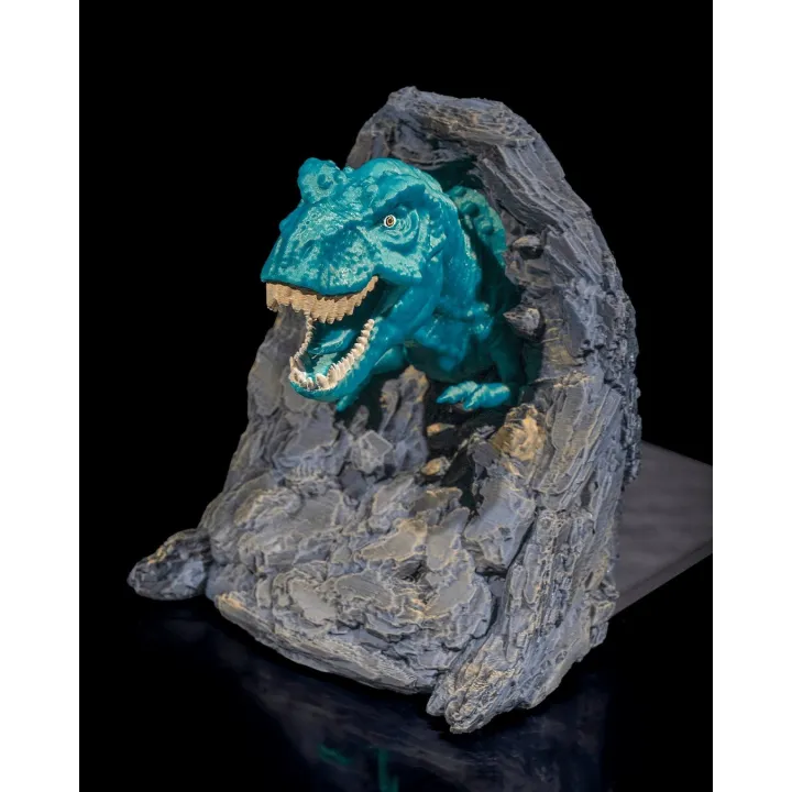 Serre-Livres T-Rex – Dinosaure Jaillissant De La Roche