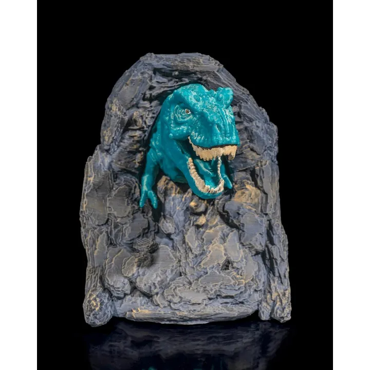 Serre-Livres T-Rex – Dinosaure Jaillissant De La Roche