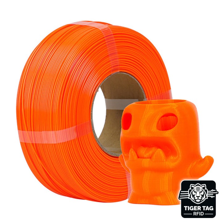 R3D - ABS+ - Orange - 1,75 mm - 1 kg Refill avec RFID TigerTag | Espac