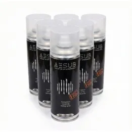 AESUB - Pack de 6 Spray Matifiant 400 ml - Transparent